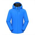 Men's Hiking Softshell Jacket Waterproof Hiking Jacket Rain Jacket Fleece Outdoor Thermal Warm Fleece Lining Breathable Quick Dry Outerwear Jacket Raincoat Black Red Sky Blue Dark Blue