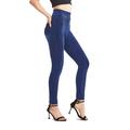 Women's Slim Normal 95% Polyester 5% Spandex Print Solid Colored Dark Navy Trousers Natural Ankle-Length Daily Wear Vacation Autumn / Fall Spring Summer