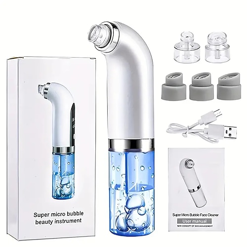 6-Kopf-Porenreiniger-Extraktor, elektrische Absaugung, Mitesser-Staubsauger, tragbarer persönlicher Gebrauch, elektrischer Akne-Porenreiniger, Mitesser-Entferner-Staubsauger Image