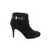 Impo Ankle Boots: Black Solid Shoes - Women's Size 11 - Round Toe