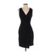 Express Outlet Casual Dress - Sheath: Black Solid Dresses - Women's Size X-Small