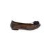 Born Crown Flats: Brown Solid Shoes - Women's Size 8 1/2 - Round Toe