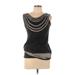 MARCHESA notte Casual Dress - Bodycon Scoop Neck Sleeveless: Black Dresses - Women's Size 8