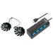 1 Pair 88Mm Image Video Card Fan Cooler & 1 Pcs 4 Ports Usb Hub Splitter 2.0 Hub Led with 4 On/Off Switches