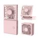 MAOWAPLG Portable Fan Mini Handheld and Foldable USB Rechargeable 3 Speed Mode Personal Neck Fans for Women Baby Desk Bedroom Travel