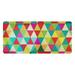 Geometric Triangles and Circles Desk Mats Large Mouse Pad Long Keyboard Computer Rubber Base Non-Slip Mats Accessories Decor for Office Home 23.6 x47.2