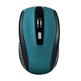 Wireless Computer Gaming Optical Mouse 6 Keys 2.4G Portable Gaming Mouse 10-15 Meters Wireless Transmission Range for PC Laptop Desktop Computers Plug and Play