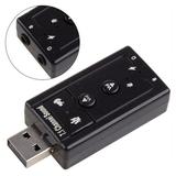 WINDLAND USB Audio Adapter External Stereo Sound Card with 3.5mm Headphone and Microphone