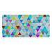 Geomeric Abstract Triangle Desk Mats Large Mouse Pad Long Keyboard Computer Rubber Base Non-Slip Mats Accessories Decor for Office Home 23.6 x47.2