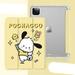 Sanrios Kuromi Pochacco Ipad Case for Ipad 7 8 9 10 Air 3 4 5 Protective Shell with Pen Slot Cute Non-Slip Surface Drop-Proof