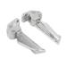 Pair of Motorcycle Foot Pegs Pedal Automatic Telescopic Aluminum Alloy Footrests Universal