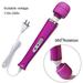 10 Mode Power Massager Big Tool Electric Foot Neck Back Hand Leg Arm Shoulder Massage Aches Sports Recovery for Women (Purple Color)