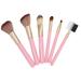 Eddwiin 6pcs / Set Synthetic Fiber Eye Shadow Brush Loose Powder Cosmetic Brush Makeup Tool