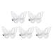 Lace Butterfly Hair Clip Embroidery Mini Clips Women s 5 Pcs Small and Fresh Fabric Tiara Claw for Volume