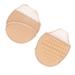 3 Pairs of Open-toed Ultra-soft Forefoot Cushions Invisible Sponge Foot Pad High-heeled Shoes Protectors (Khaki)