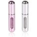 Travel Mini Perfume Refillable Atomizer Container Portable Perfume Spray Bottle Travel Size Bottle Scent Pump Case Perfume Fragrance Empty Spray Bottle for Traveling and Outgoing 5ml (2Pcs)