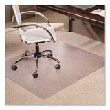 ES Robbins® ES Robbins Everlife Moderate Use Chair Mat For Low Pile Carpet, Rectangular, 46 X 60, Clear, Crystal | Wayfair 128371