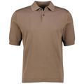 Marc O'Polo Herren Poloshirt in Strick-Optik Regular Fit, oliv, Gr. XL