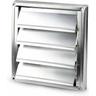 Grille de Ventilation, 100mm,Ventilation Ventilation en Acier Inoxydable Mur Ventilation Carré