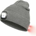 LaBlanc - Lumineux Bonnet Chapeau-USB Rechargeable 4 LED Chapeau de Course Lampe Frontale Étanche