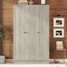 Latitude Run® Armoire Wood in Gray | 66.9 H x 41.4 W x 21.1 D in | Wayfair C2A782DA259F47DB96D206A8ABA184AC