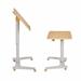 Yilift Tiltable Pneumatic Standing Desk - PneuTilt Wood/Metal in Brown | 26.8 W x 20.5 D in | Wayfair 9611001