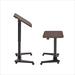 Yilift Tiltable Pneumatic Height Adjustable Standing Desk - PneuTilt Wood/Metal in Black | 26.8 W x 20.5 D in | Wayfair 9611002