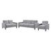 George Oliver Kolbey 3 - Piece Living Room Set in Gray | 34.75 H x 76.85 W x 33.15 D in | Wayfair Living Room Sets 65387F4DFEA34E2BBE57C200B336FC4E