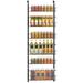 Prep & Savour Door Spice Rack w/ Adjustable Racks Metal in Black | 65.7 H x 15.6 W x 6.1 D in | Wayfair 87537AE587D64397A9C34E90FA786B39