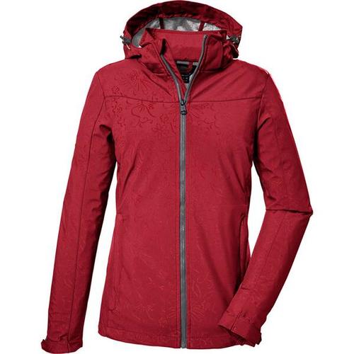 KILLTEC Damen Funktionsjacke KOS 40 WMN SFTSHLL JCKT, Größe 40 in rot