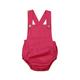 Slowmoose Newborn Kids Bodysuit, Jumpsuit, Sunsuit Outfits 3M / Rose Red