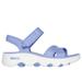 Skechers Women's Foamies: Massage Fit Sandal - Heartfelt Sandals | Size 8.0 | Periwinkle | Synthetic | Vegan | Machine Washable