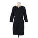 J.Jill Casual Dress - Shift: Black Solid Dresses - Women's Size Medium