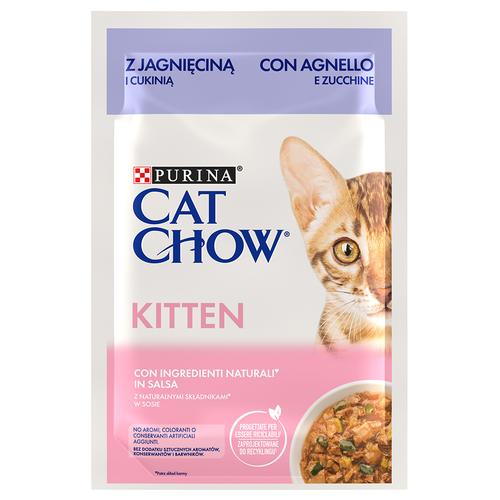 26x85g Cat Chow Kitten Lamm & Zucchini Katzenfutter nass