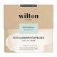 Wilton London Eco Friendly Laundry Capsules 100 Washes - 100% Plastic Free Packaging - Non-Bio - Plant-based Biodegradable Powder Formula - Essential Oils - Fresh and Longlasting Patchouli Scent