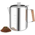 mansH Coffee Maker, Coffee Maker, Campfire, Stainless Steel Coffee Maker, Camping Coffee Maker, 12 Cups