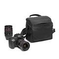 Manfrotto Advanced Shoulder Bag L III, for Reflex and Mirrorless Camera with Lens, Camera Case with Tripod Mount and Rain Cover