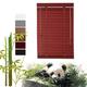 Gvqng Bamboo Roller Blind, Wooden Venetian Blind, Wooden Venetian Blind, Sun Protection/Privacy Screen, Window Roller Blind, for Door, Window, Inside, Exterior,B,130x240cm/51 * 94in