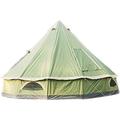 5-8 People 4M Pyramid Tent Round Bell Tent Canvas Yurt Tent 210D Oxford India Tent Waterproof Family Tent Portable Privacy Tent for Camping Outdoor Hunting