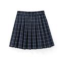 Gyios Skirt Women High Waist Pleated Plaid Skirts Mini Tennis Skirt School Uniform Short A-line Mini Skirt Girl 48cm-z-4xl