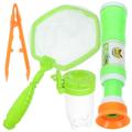 Vaguelly 3 Sets Insect Catching Kit Bug Collection Kit Bug Observation Magnifier Bug Viewer Magnifier Bug Cage Toys for Toddlers Bug Catcher Viewers Kids Toys Plastic Outdoor Child Bug Net