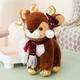 EacTEL Sika Deer Christmas Plush Toy Decoration Winter Holiday Party Decoration Props Deer Plush Toy Kids Gift Birthday 32cm 2