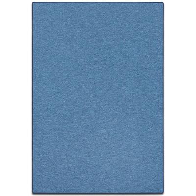 Teppich MY HOME "Blackburn", blau (hellblau), B:200cm H:4mm L:500cm, Kunstfaser, Teppiche Image