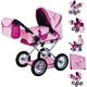 Kombi-Puppenwagen KNORRTOYS "Ruby, princess pink" Puppenwagen pink (princess pink) Kinder Puppenwagen -trage