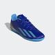 Fußballschuh ADIDAS PERFORMANCE Gr. 35, blau (lucid blue, blue burst, cloud white) Schuhe Fußballschuhe