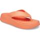 Zehentrenner CROCS "Getaway Platform Flip" Gr. 38, orange Damen Schuhe Strandschuhe