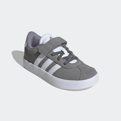 Sneaker ADIDAS SPORTSWEAR, Gr. 35, grau (grau three, cloud weiß, grau two), Leder, Synthetik, sportlich, Schuhe, inspiriert vom Design des adidas samba Image