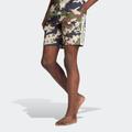 Badehose ADIDAS PERFORMANCE "CAMO AOP SWIMSH" Gr. XXXL, N-Gr, black, wild pine Herren Badehosen Bekleidung