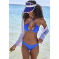 Triangel-Bikini LASCANA Gr. 40, Cup C/D, blau (royalblau) Damen Bikini-Sets Ocean Blue