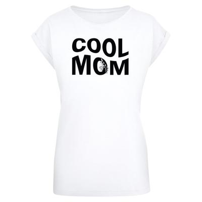 T-Shirt MERCHCODE "Merchcode Damen Ladies Mothers Day - Cool mom T-Shirt" Gr. 5XL, weiß (white) Herren Shirts